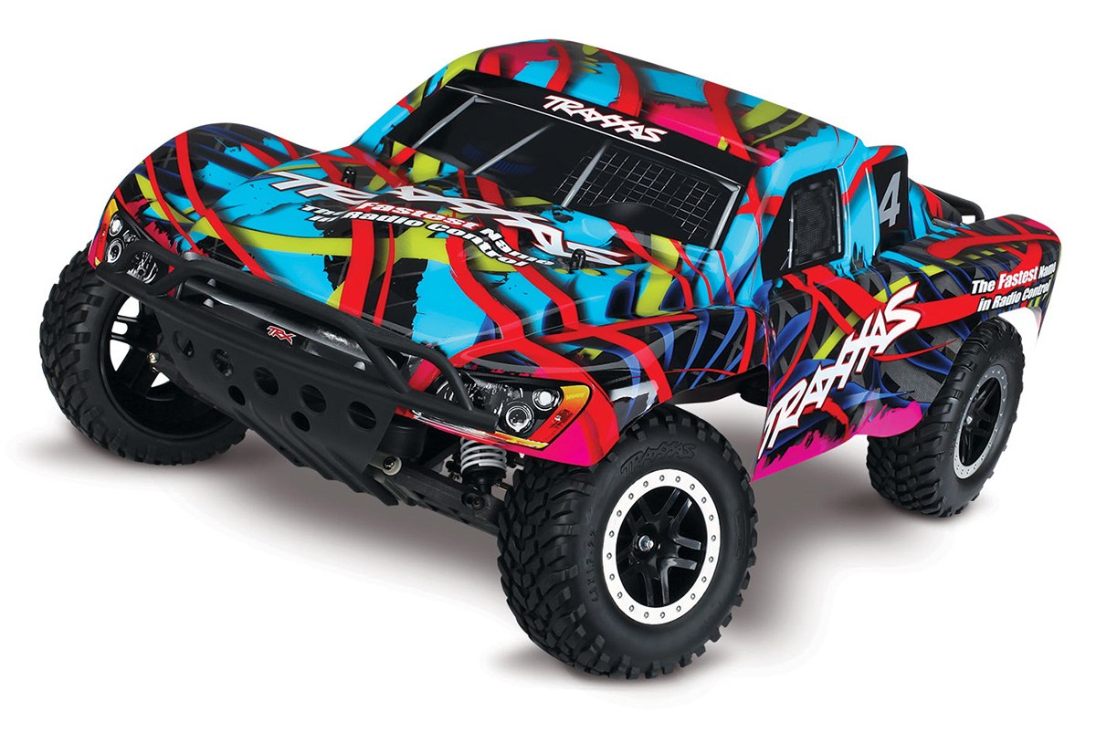 Радиоуправляемая машина для бездорожья TRAXXAS Slash 1/10 2WD VXL TSM  TRA58076-4 Купить с доставкой